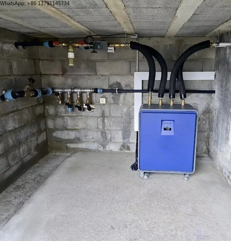 China Low Noise 10kw 13kw Heating Ground Water Source Inverter R32 R290 Geothermal Heat Pump 380V