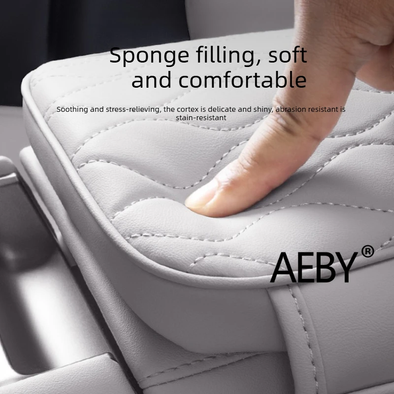 

For BYD Atto 2 Smart Driving Editio 2025 Armrest Pad,Armrest Comfort Pad,Raised Cushion Cover,Anti-Scratch,Original car color