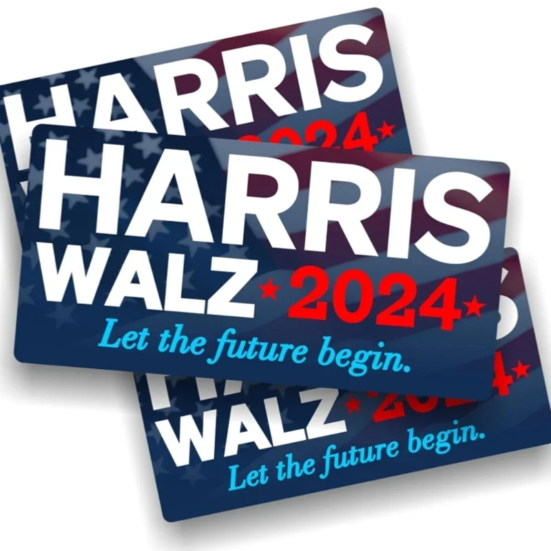 Harris Tim Walz Waltz for President Stickers Car Bumper Window Stickers Waterproof Stickers Car Adhesive Stickers