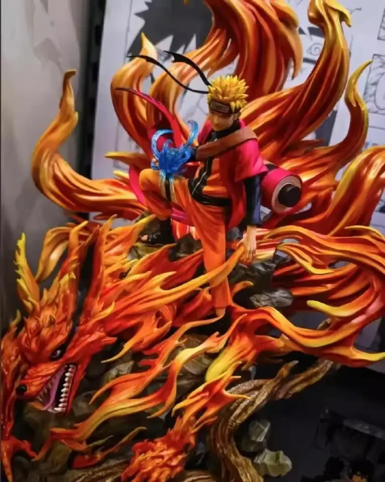 

Фигурка Наруто Узумаки Девятихвостого Курамы, 41 см, аниме-статуэтка из ПВХ, модель для декора рабочего стола, украшение, подарок на день рождения, игрушка для фанатов