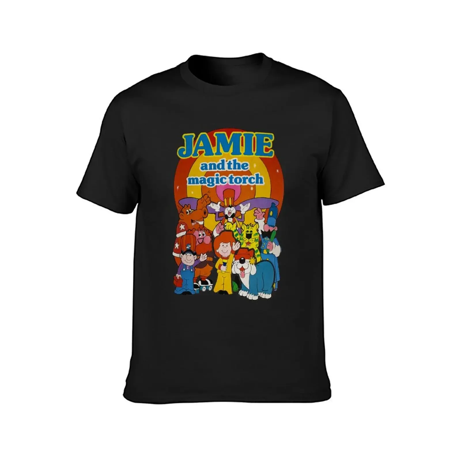 เสื้อยืดวินเทจ JAMIE and The Magic Torch เสื้อยืดกราฟิกเสื้อยืดน่ารักแฟชั่นผู้ชาย