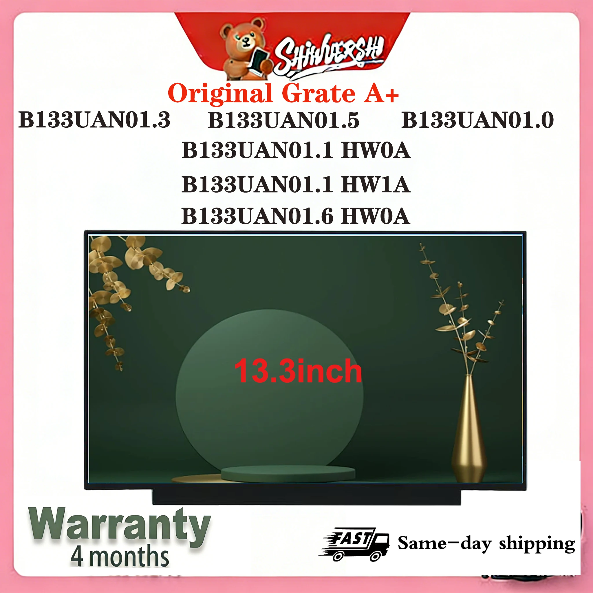 

Новый оригинальный ЖК-экран для ноутбука A+ 13.3 дюйма B133UAN01.3 B133UAN01.0 B133UAN01.1 HW0A B133UAN01.1 HW1A B133UAN01.5 B133UAN01.6 HW0A
