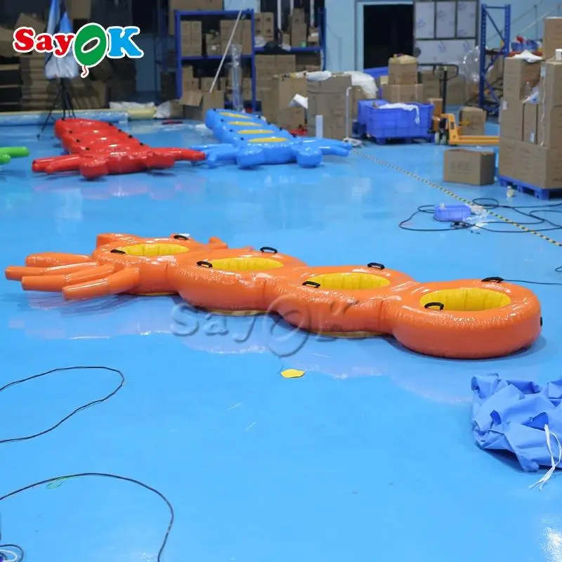 Pvc Inflatable Lobsters Floating Row Raft 3.5x1.5m Inflatable Float Lobsters For Adult Kids Summer Swimming Pool Beach