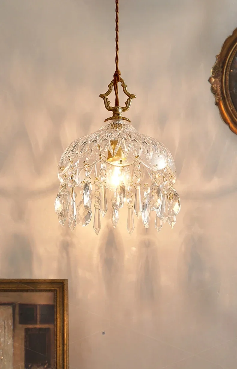 

Luxury Crystal Wall Lamp Nordic Creative Sconce Living Fixtures Hallway Art Decoration Indoor LED Pendant Light
