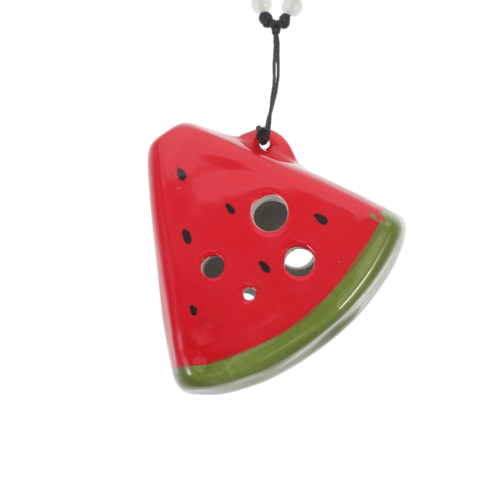 

Lightweight Ceramic 6-Hole Watermelon Ocarina Beginner Practice Musical Instrument Portable Mini 6-Hole Ocarina