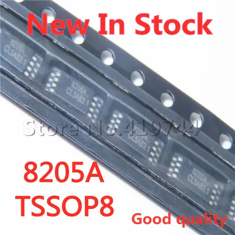 10-50PCS Quality 100% 8205A CEG8205A FS8205A STN8205A TSSOP-8  SMD lithium battery protection ICIn Stock New Original