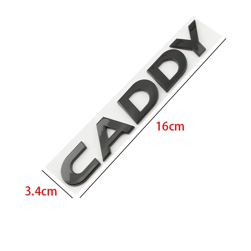 Car ABS Trunk Words Letters Logo Decals Emblem Badge Sticker For Volkswagen VW Caddy MK1 MK2 MK3 MK4 4 3 2 5 Maxi Accessories