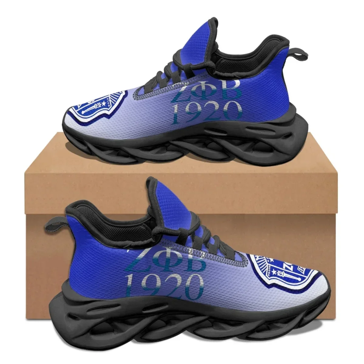 

Zeta Phi Beta Breathable Mesh Lace Up Sneakers Student Summer Non-Slip Flat Running Shoes Lightweight Vulcanized Shoes Footwear