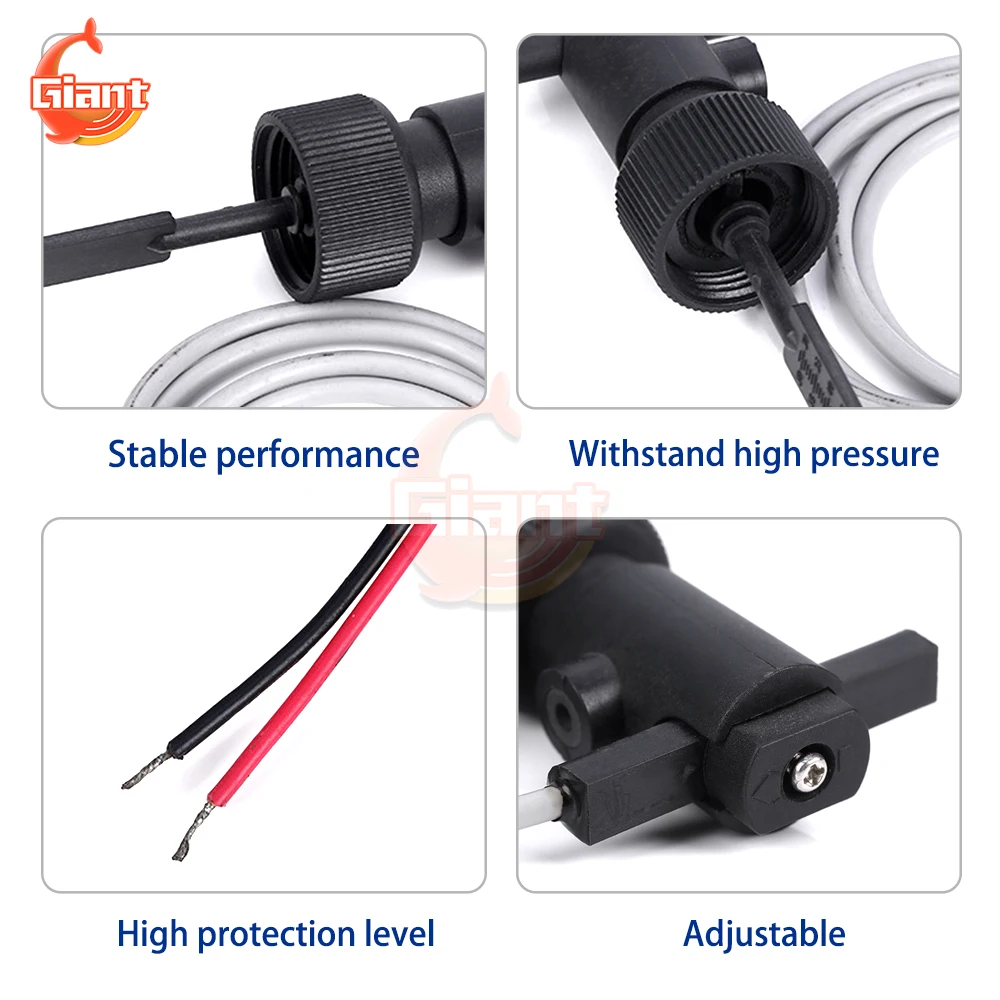 100V Water Flow Switch Liquid Level Flow Sensor Mini Switch Water Flow Detector Water Level Control Float Level Switch Module