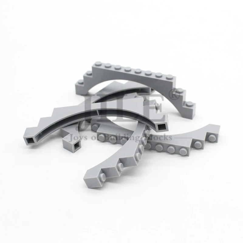 10pcs Moc Brick Arch 1x12x3 6108 Compatible with Bridge DIY Enlighten Building Blocks Assembles Architecture Construction Toys