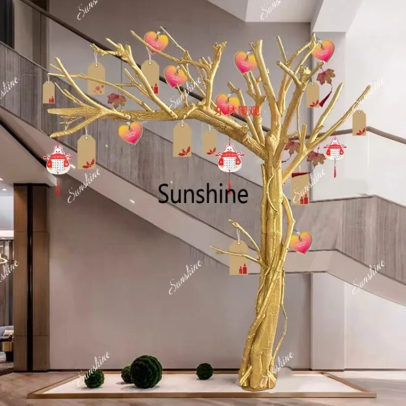 Simulation dead tree large modeling wishing tree outdoor decoration landscapingTJ