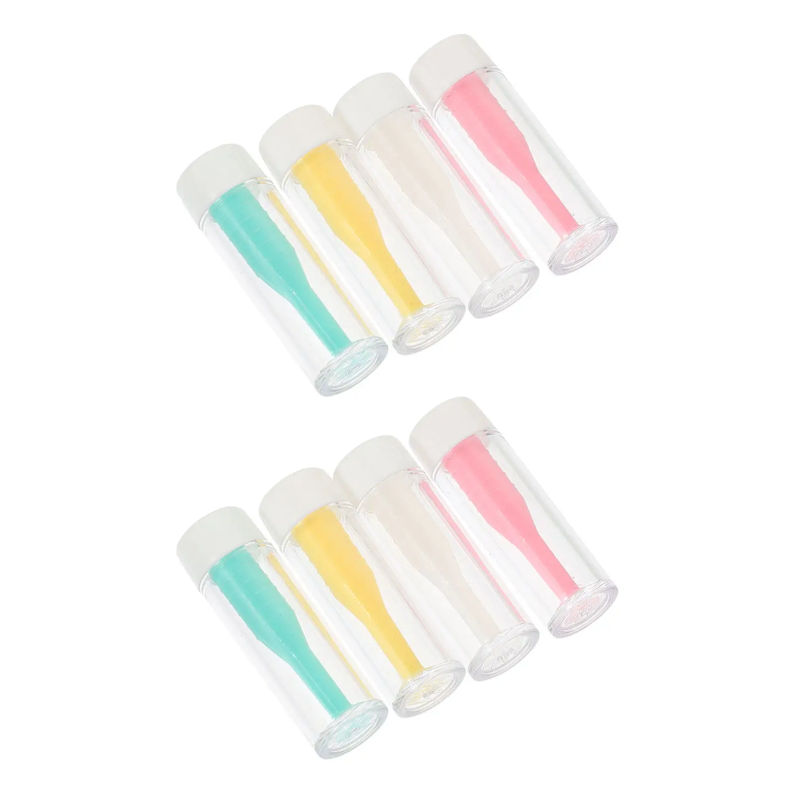 10Pcs Silicone Lens Removers for Contacts Safe Gentle Edge Protection Portable Travel Outdoor Use Scleral Lens Applicator