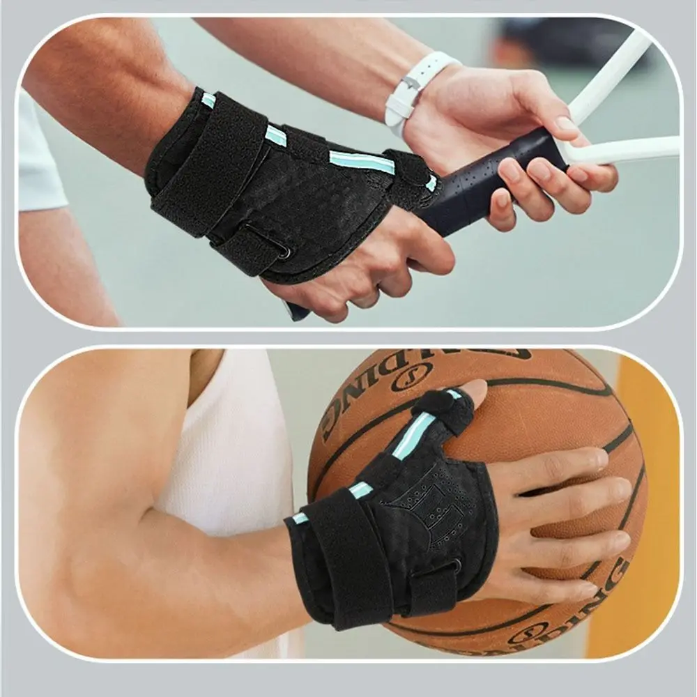 with Dual Support Strip Thumb Brace Adjustable Breathable Thumb Stabilizer Effective Sprain Support Wrist Brace Support