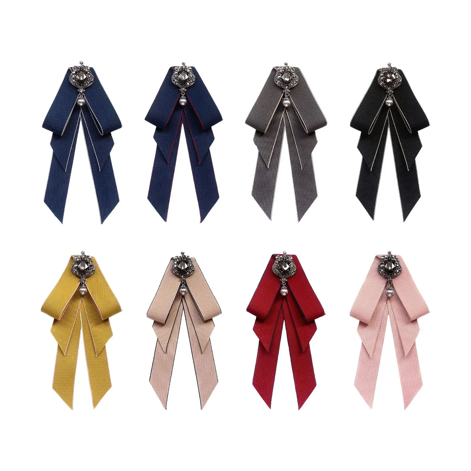 

Women' Tied Bow Tie Classic Clothing Accessories Ribbon Teens Necktie Bowties for Prom Banquet Suit Party Wedding