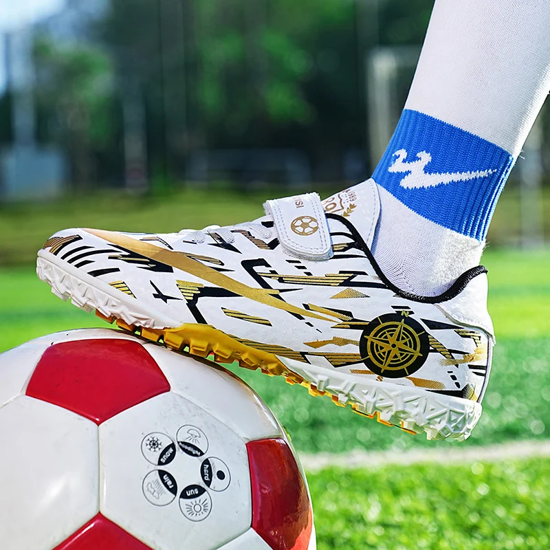 YISHEN Fußball Schuhe Kinder Fußball Schuhe TF/FG Stollen Gras Ausbildung Sport Schuhe Trend Sneaker Für Jungen Chaussures De fußball
