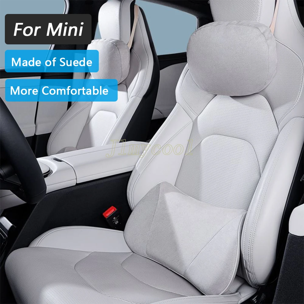 

Для Mini John Cooper R56 F56 Countryman R60 F60 Clubman автомобильное сиденье из пены с эффектом памяти, подушка для поясницы, аксессуар для внутреннего подголовника