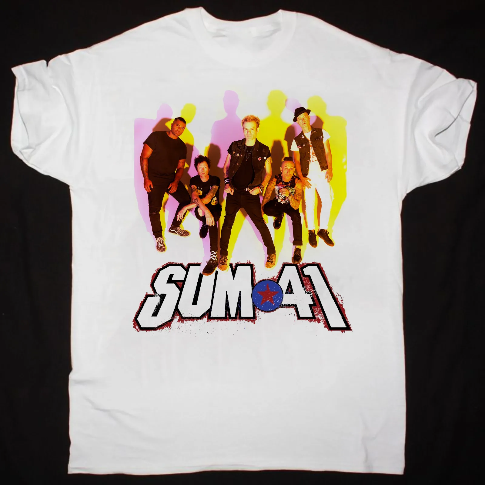 Sum 41 Band Members White T Shirt Cotton S 234XL JK425