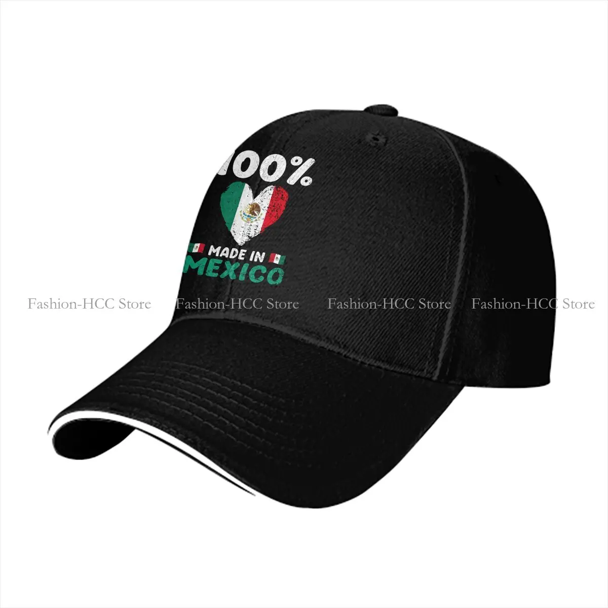 100 Percent Baseball Cap Men Hats Women Visor Protection Snapback Mexican Flag Caps