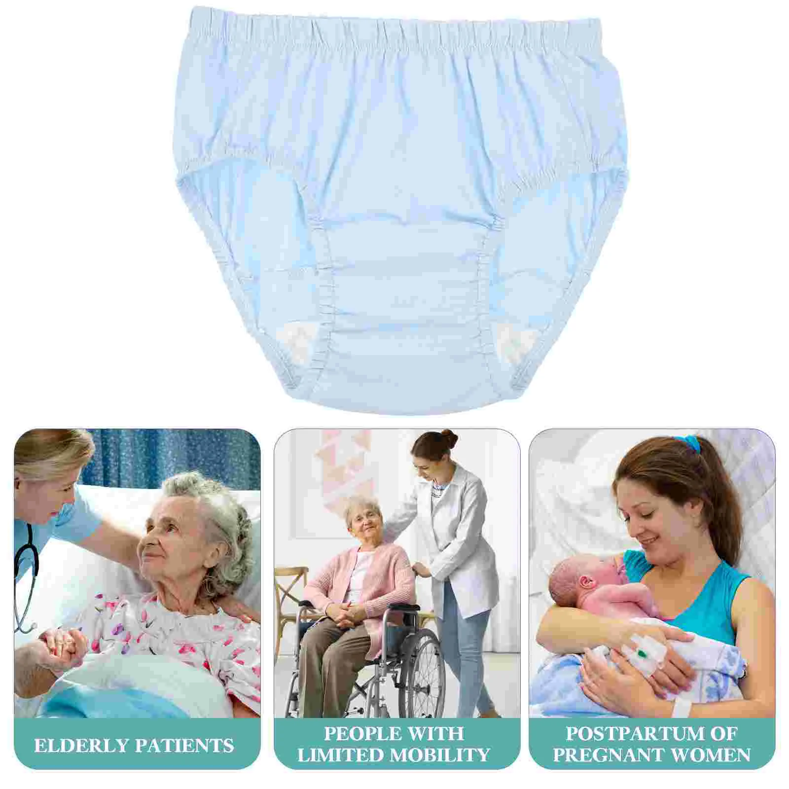 Waterproof Pants Diaper Skirt Creative Incontinence Women's Reusable for Adults Elderly Urinary Care Washable