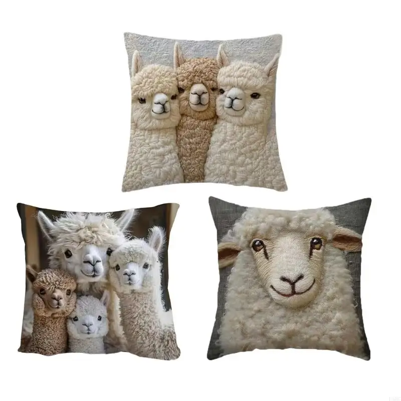 

Kids Friendly Alpacas Plush Pillow Case Nursery Bedding Accessory