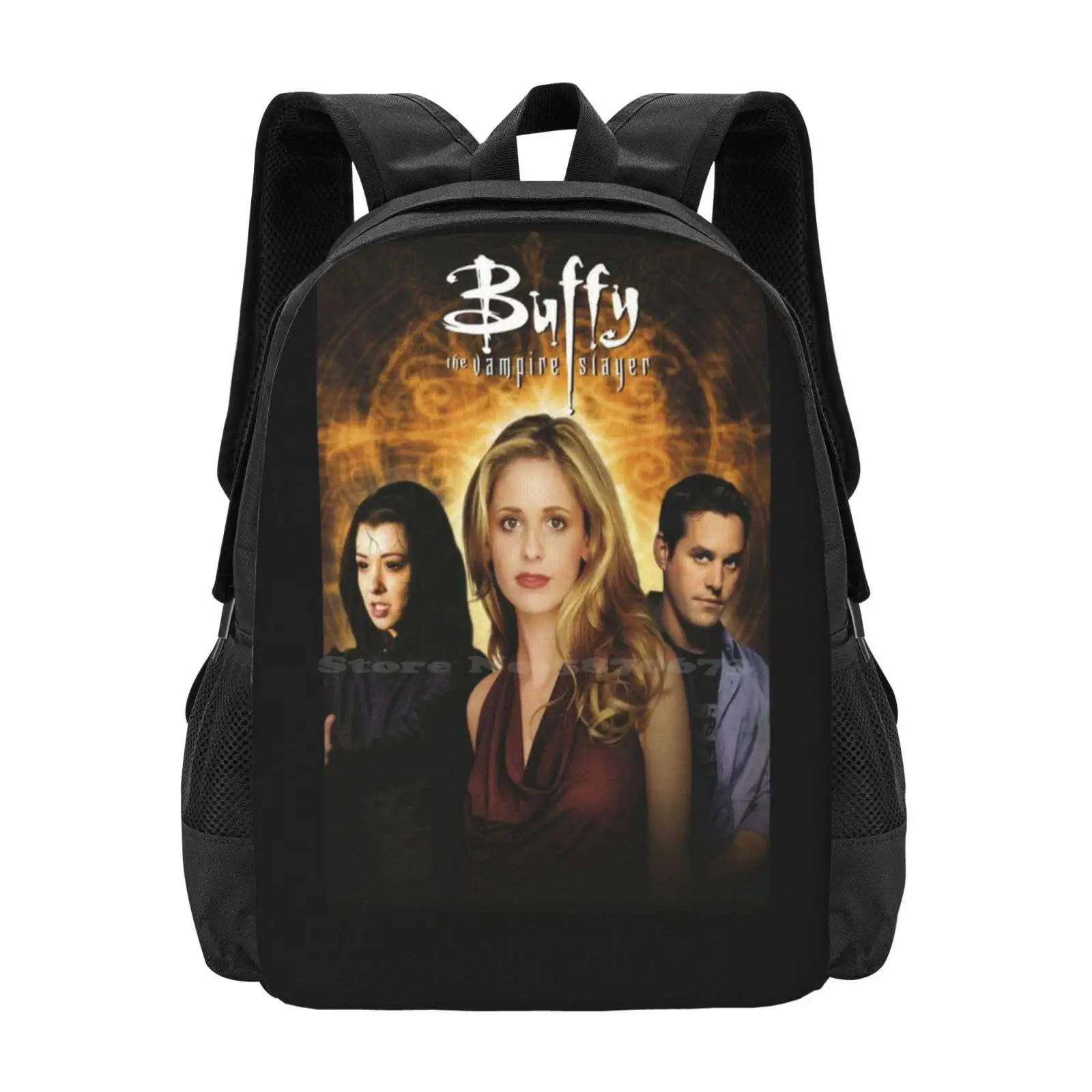 Buffy Teen College Student zaino Pattern Design Bags Buffy The Vampire Vampires Series anni '90 Vintage Logo Willow Love Btvs