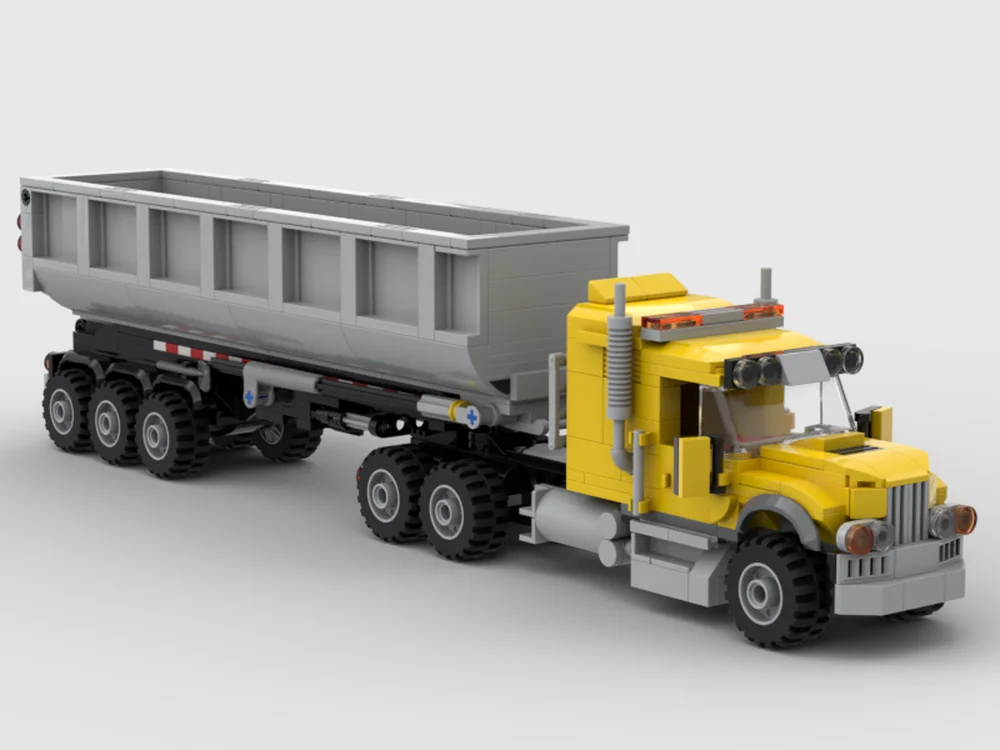 

Грузовик и самосвал MOC-84964 • 520 деталей, модель строительного блока, игрушка на день рождения, подарок