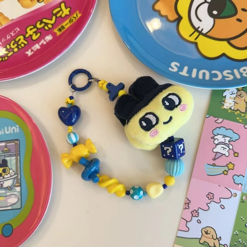 

In Stock Tamagotchi Mobile Phone Chain For Cute Mametchi Mobile Phone Hanging Rope Keychain Bag Hanging Chain Accessories