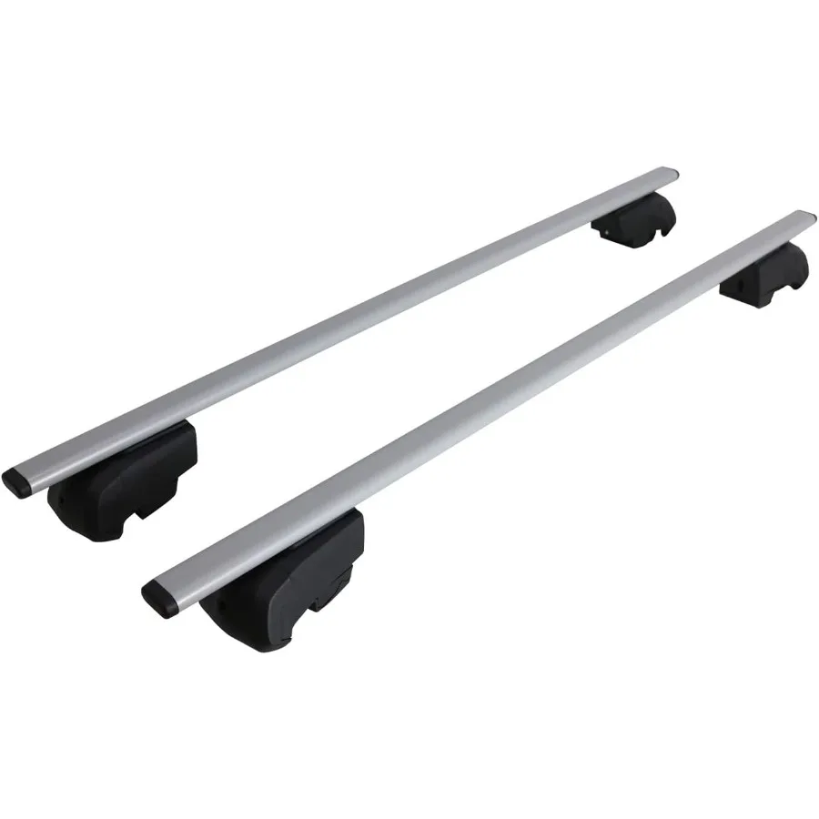 Roof Rack Cross Bars for Kia Telluride 20202025 Lockable 165Lbs Metal Silver 2Pcs Designed for Secure Cargo Carriers Ideal for