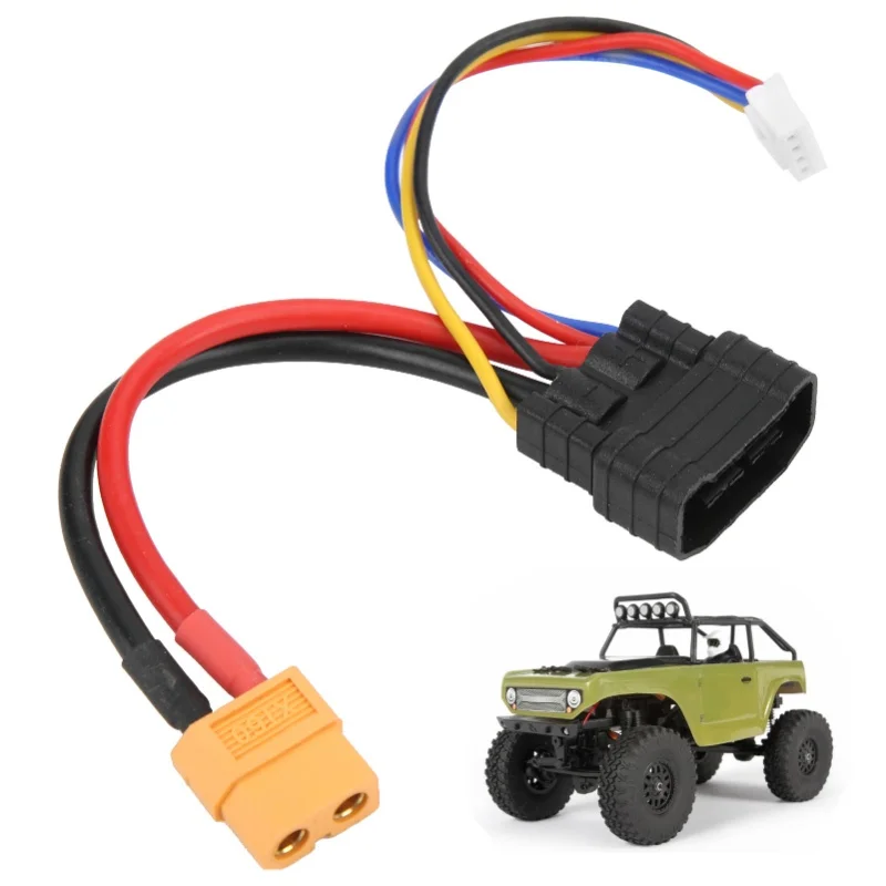 For TRX-3S Plug To XT60 Connector Lipo Battery Charger Adapter Cable For RC Car/Plane