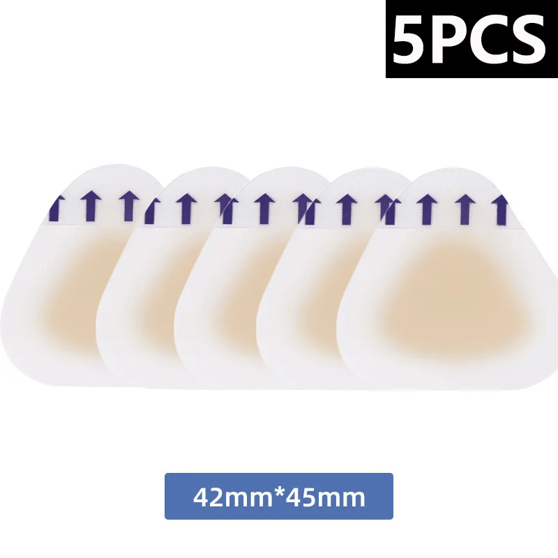 Ensemble de Bandages adhésifs hydrocolloïdes imperméables, 5 pièces/ensemble, patchs adhésifs Anti-usure pour talons, Gel autocollant, soulagement de la douleur, pédicure