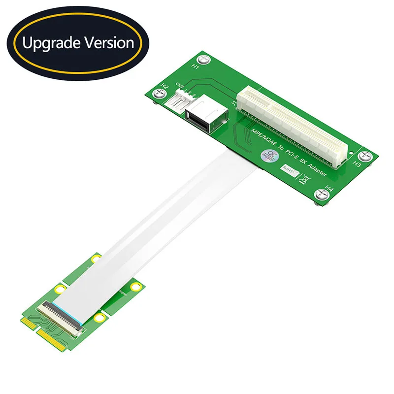 

Новая мини-плата PCI-E к PCI Express X8 со штекером USB 2,0 и магнитным блоком питания на 4 контакта, вертикальная установка