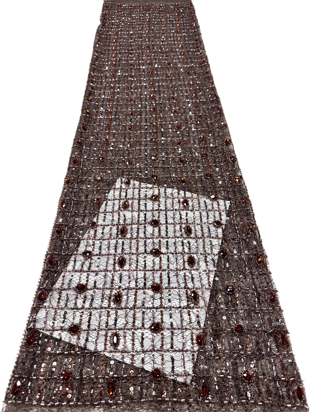 2026年フランス製レース生地高品質アフリカビーズ刺繍ナイジ - Glitter Tablecloth のレビューと価格