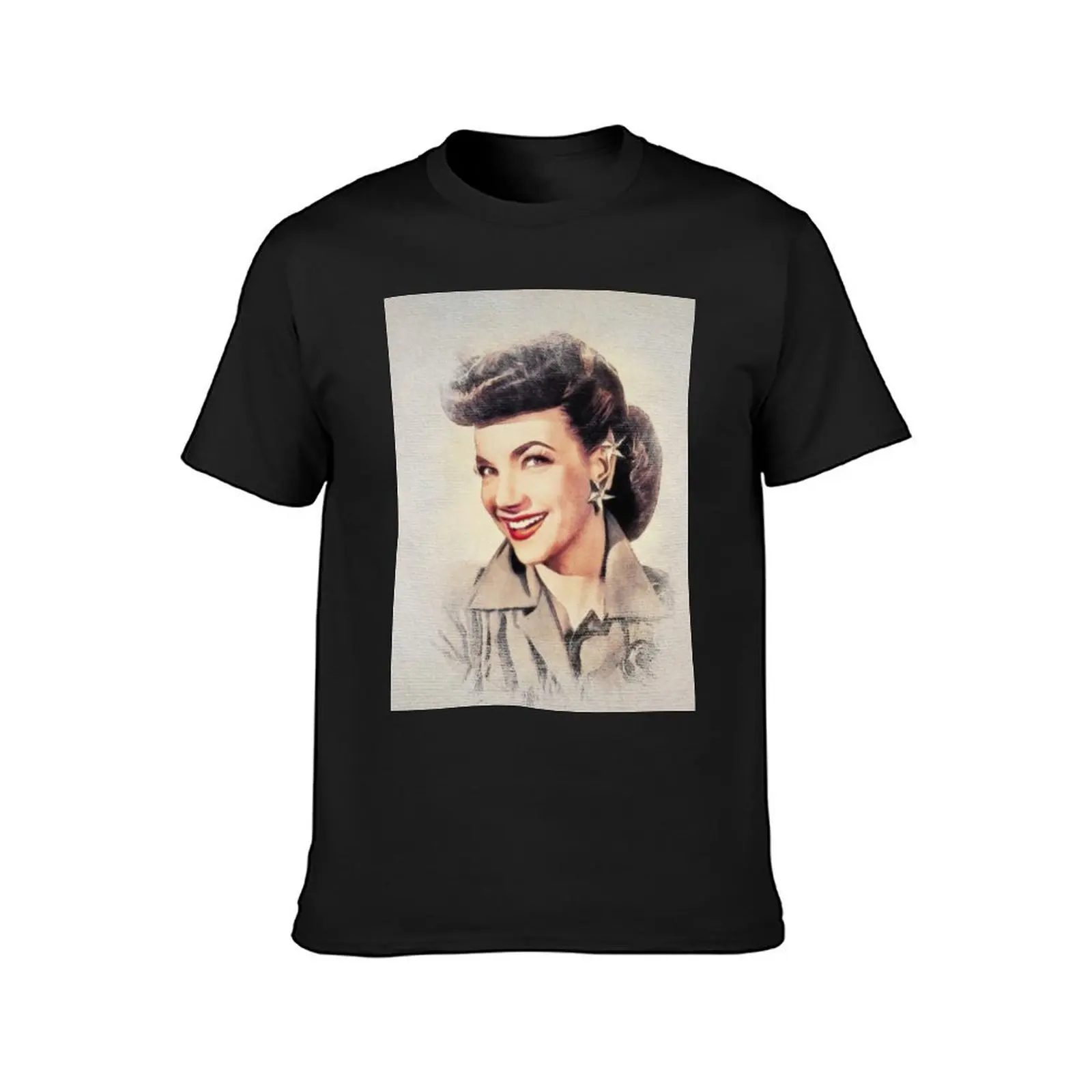 Carmen Miranda, Actress T-Shirt Blouse kawaii clothes sports fans plain black t shirts men