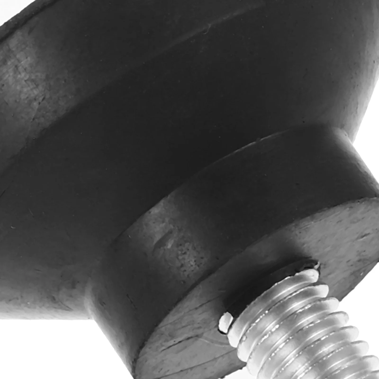 Pés de nivelamento de máquina resistente, 4 unidades, borracha de metal ajustável, antivibração, niveladores de móveis, pés de borracha para móveis