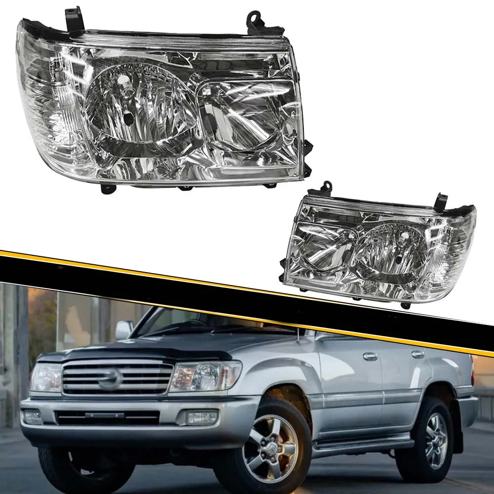 Headlight Head Light  for Toyota Land Cruiser FJ100 1998 1999 2000 2001 2002 2003 2004 2005 2006 2007