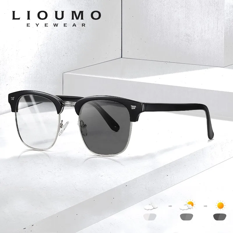 

Classic Fashion Photochormic Blue Light Blocking Glasess Woman Cat Eye Frame Reading Glasses For Man Computer Game Eyeglasses