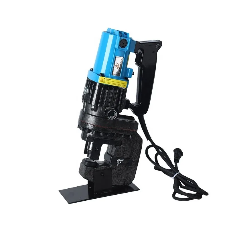 Short Jp20-100 Brushless Hydraulic Channel Punching Machine Steel Hole Punch Power Tool Set AC 240V 17KG 6mm