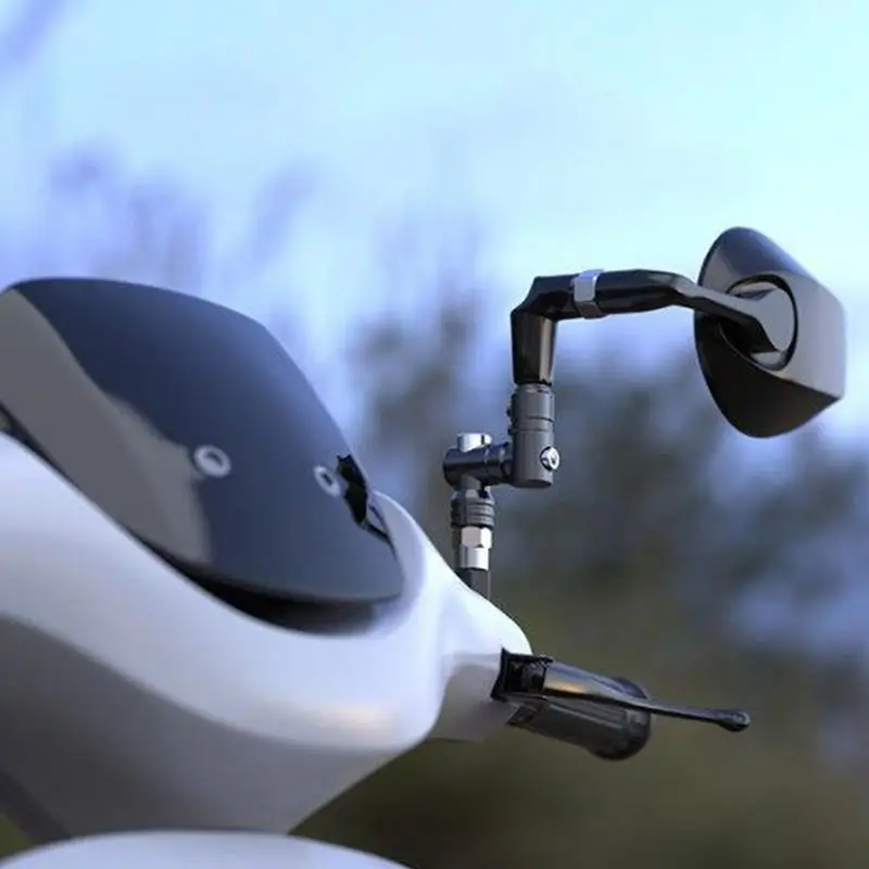 Motorcycle Mirror Mount Motorcycle Rearview Mirror Extension Powersports Parts For Camping Cycling Men Outdoor Fitness Women