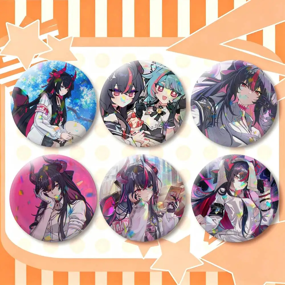 N-NTE Cool S-Shinku  25mm 32mm 44mm 58mm 75mm Brooches Badges Pins for Accessories Gift