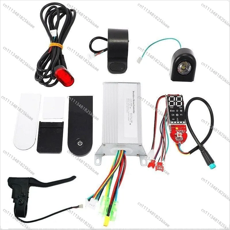 For Scooter Accessories Electric 36V350W Lianzhao Controller Dashboard Accelerator Headlights Tail Lights Handbrake Full Set