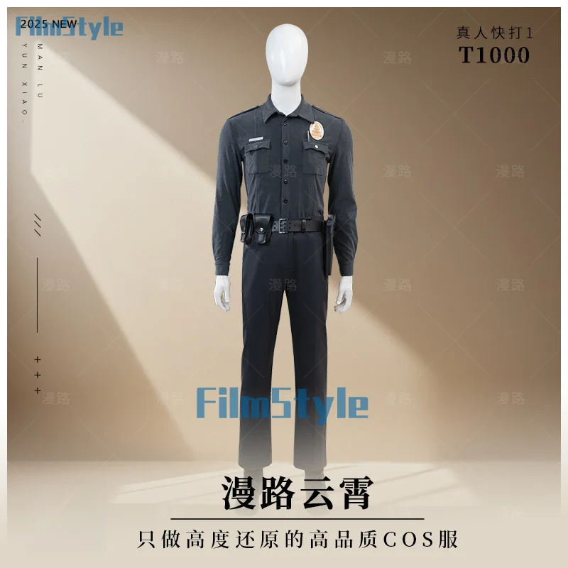 

Mortal Kombat 1 T-1000 Cosplay Costume Uniform Halloween Carnival Party Christmas Play Role Clothes Clothing for Men