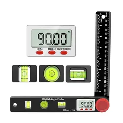 Digital Angle Meter Inclinometer Digital Angle Ruler Electronic Goniometer Protractor Angle Finder Carpenter Measuring Tool