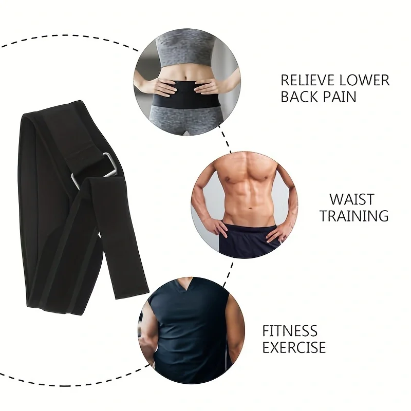 Back Support Belt for Women & Men, Relieves lower back pain, Provides all-around lumbar support for gym,outdoor sports