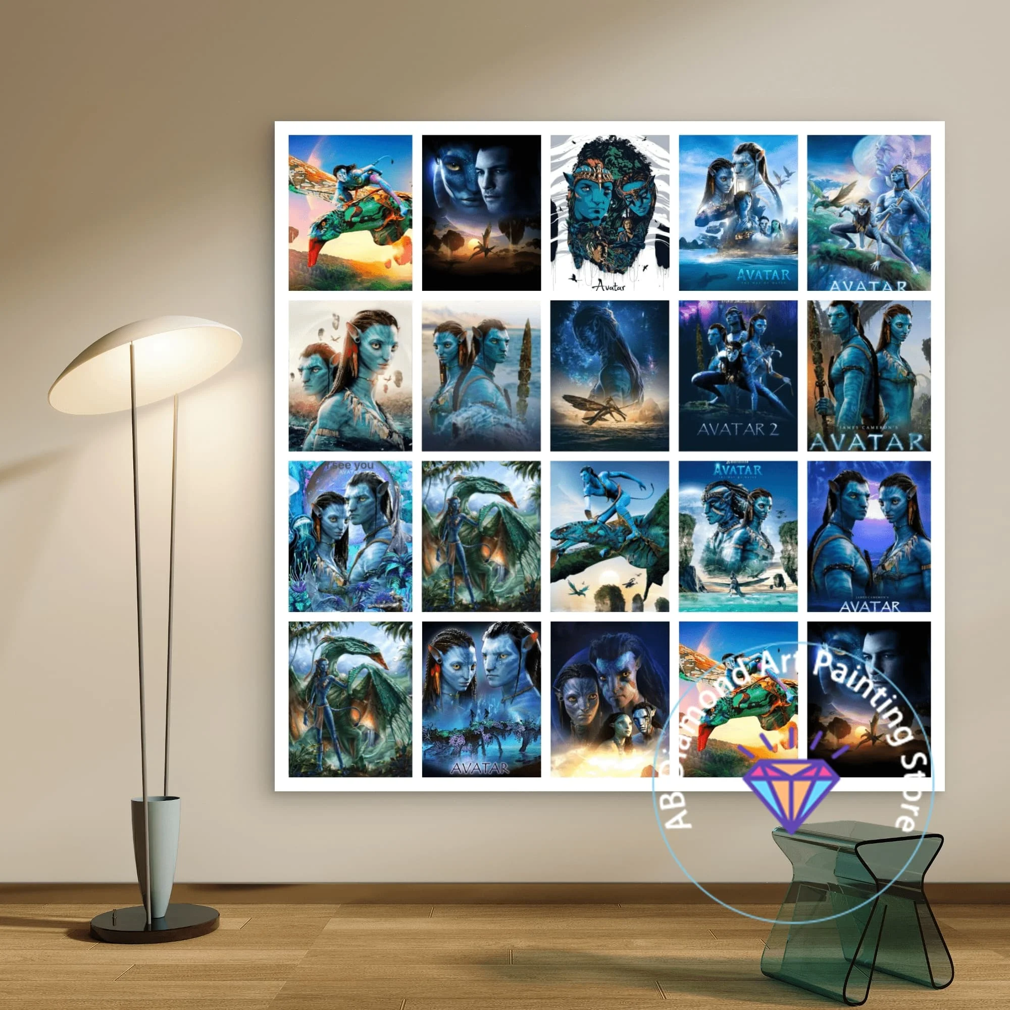 

Avatar James Cameron Movie AB Diamond Painting Kit 5D DIY Diamond Embroidery Cross Stitch Handmade Art Gift Crafts Home Decor