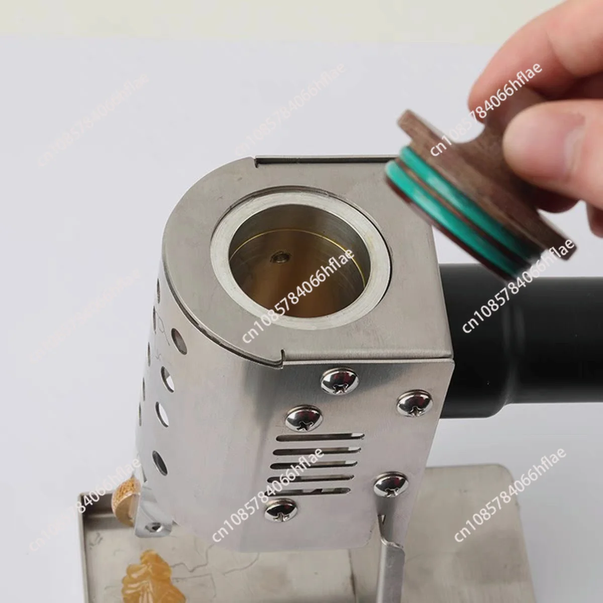 Portable Hand‑Pushed Hot Melt Label Gluing Machine WT‑90TJ, 50mL Capacity Multiple‑size Nozzle Glue‑rolling Equipment