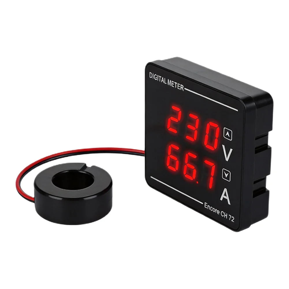 CH72VA120A Digital Display Meter 72x72mm for Industrial Applications Including Power Plants and Electromechanical Devices