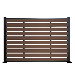 Factory Outlet Wholesale High Quality Easy To Assemble Garden WPC Plastic Promotional Multi-functiona COMPOSITE Privacy Fence