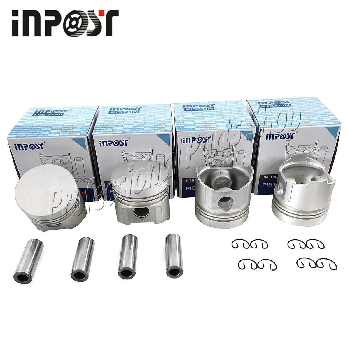 4Set For Kubota V1902 Piston Kit STD V1902 Piston Set 85mm
