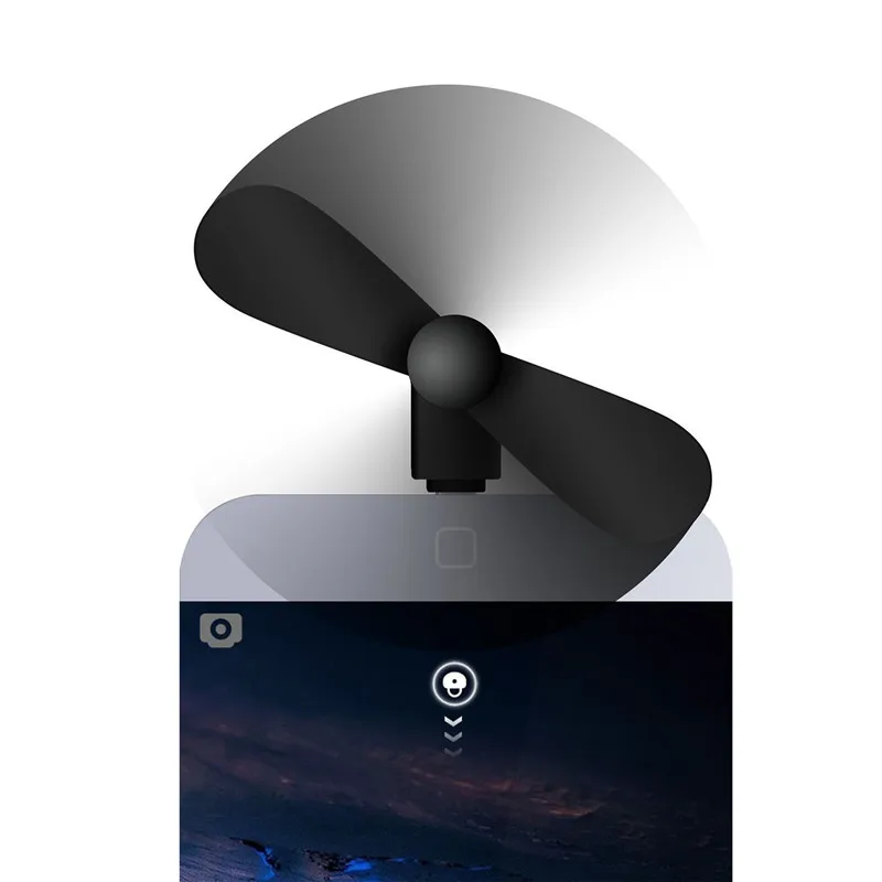 Mini Portable Fan Type-C Cooling Fan Consumption Type Port Soft Cooling Mobile Phone Fan Suitable For Android Type-C Smartphone