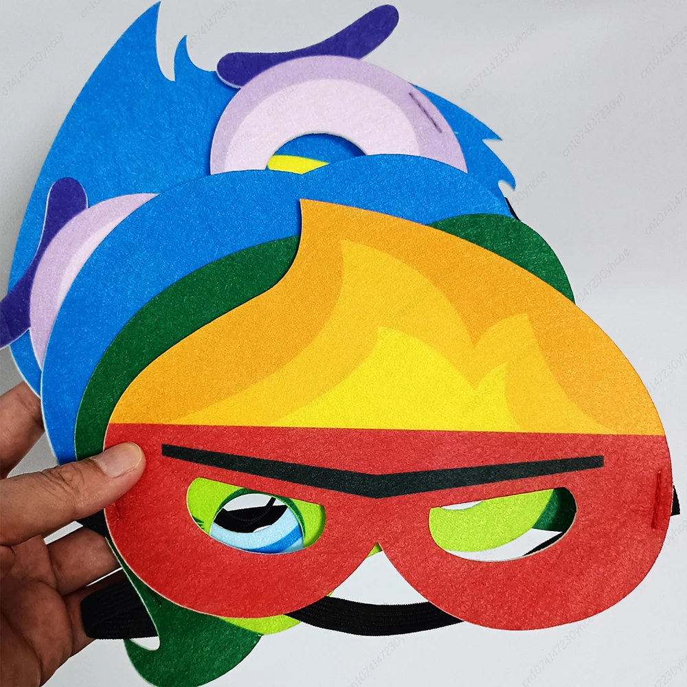 1/5/10 قطعة/المجموعة داخل خارج 2 أقنعة الهالوين تأثيري قناع هدايا عيد الميلاد فستان حفلة عيد ميلاد زي للأطفال الأطفال